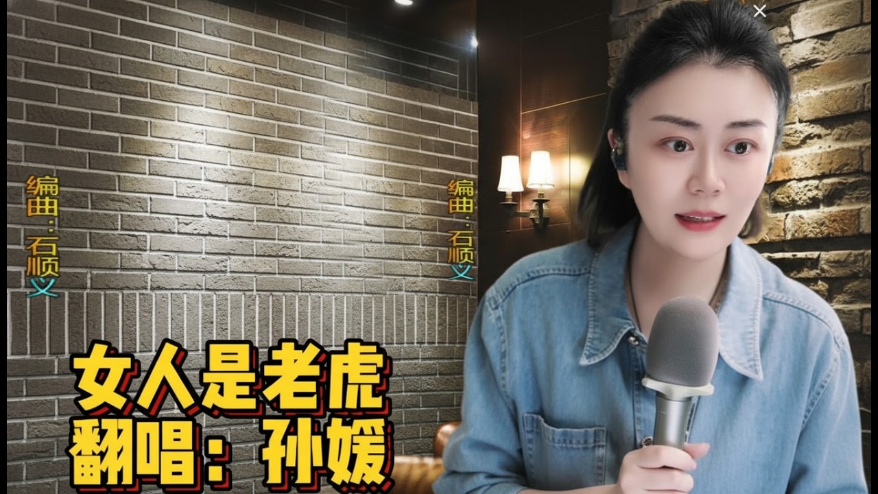 俏皮的大美媛唱了一首俏皮的歌#嫄嫄全能唱将 #女人是老虎