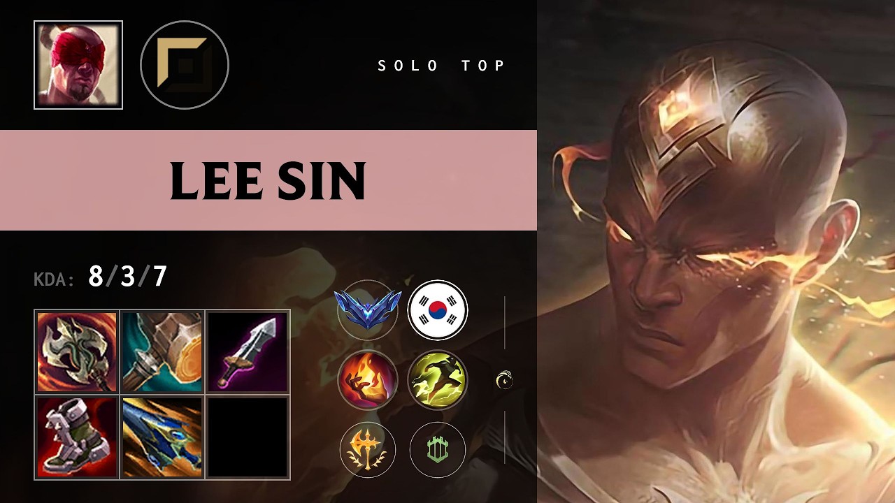 Lee Sin Top vs Olaf - KR Diamond Patch 26.16