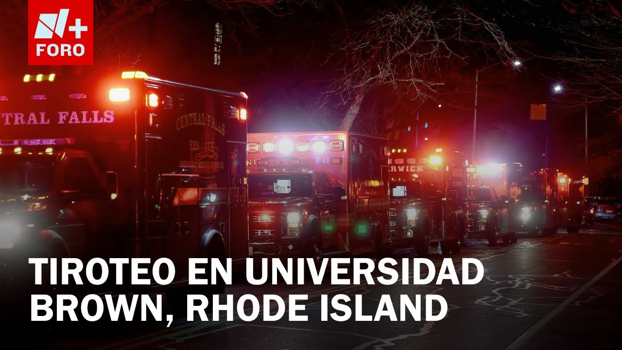Tragedia en Rhode Island: Tiroteo deja 2 muertos y 8 heridos en campus Brown - Las Noticias