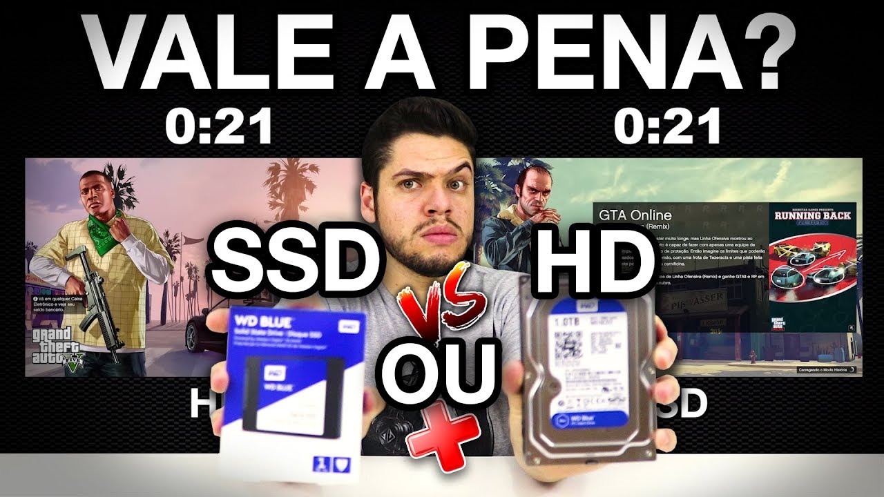 ANTES DE COMPRAR SSD OU HD: Testes em LOAD de GAMES, Inicialização do WINDOWS e PROGRAMAS. Compensa?