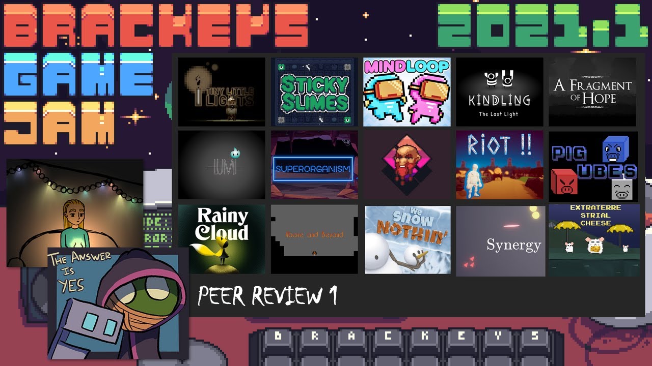 Brackeys Game Jam 2021.1 - Reviewed 20 Games Including Some Real Gems!