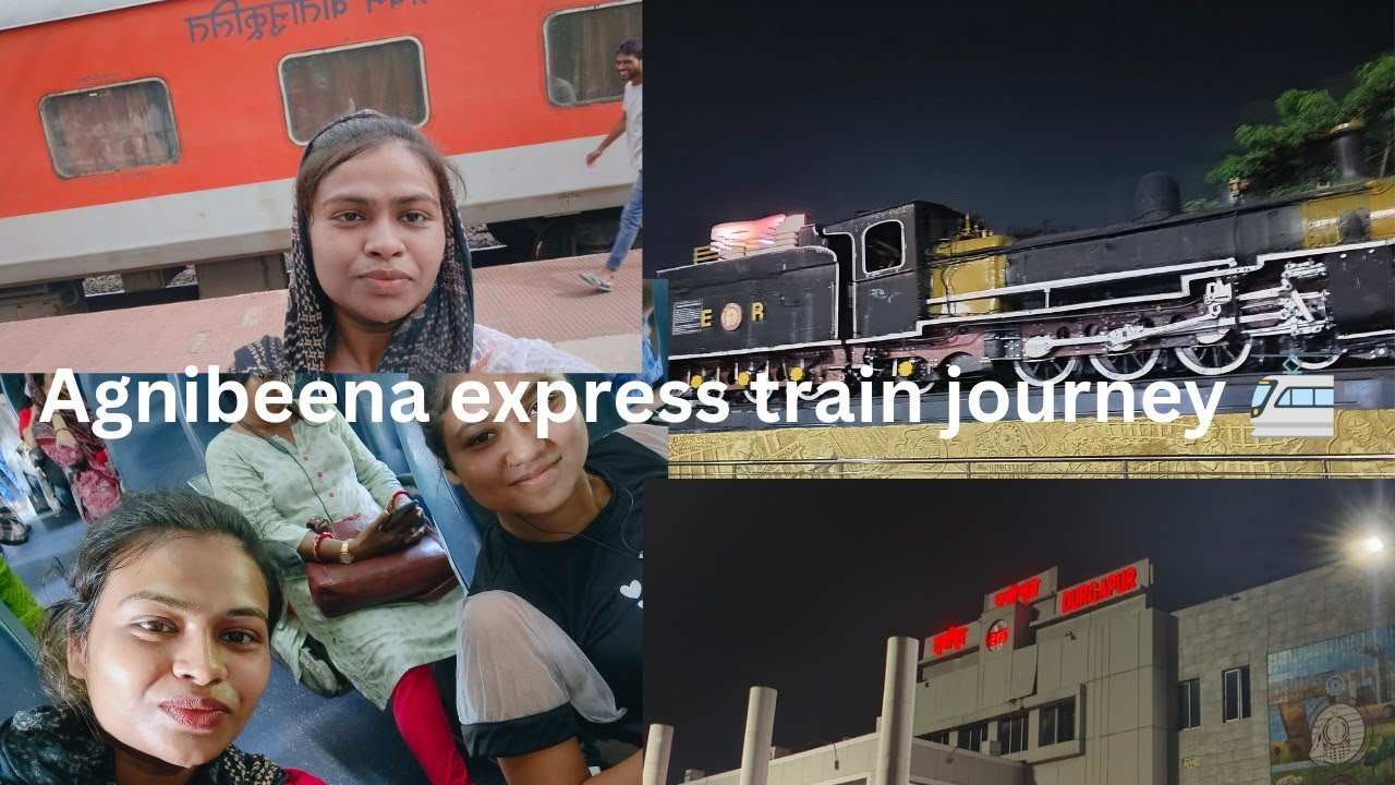 12342- Agnibeena express Full Train journey 🤘||Durgapur to Howrah|| Journey for ladies compartment 🚈