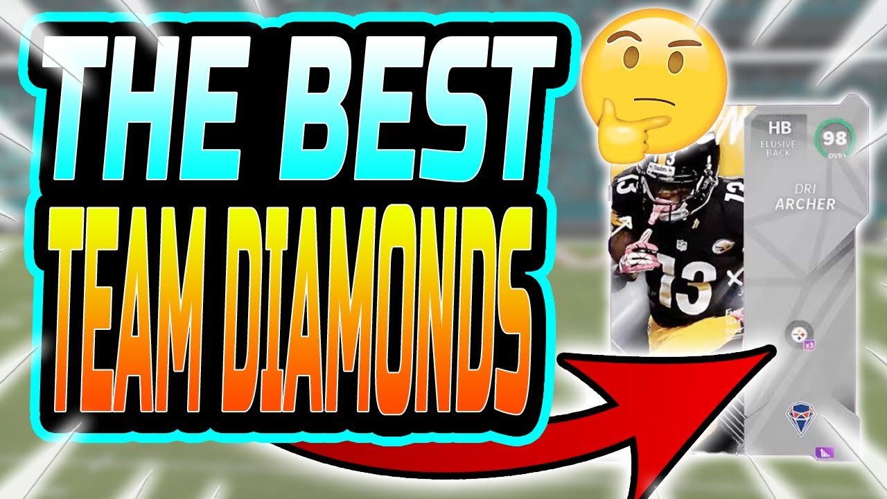 THE BEST TEAM DIAMONDS IN MADDEN 21 ULTIMATE TEAM RANKING (THE BEST TEAM DIAMOND CARDS MADDEN 21)