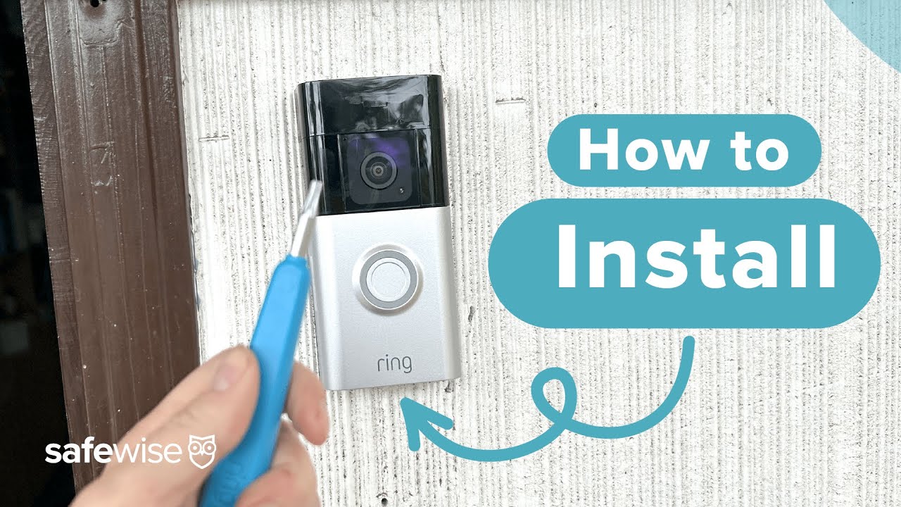 Как установить дверной звонок Ring Battery Doorbell Plus