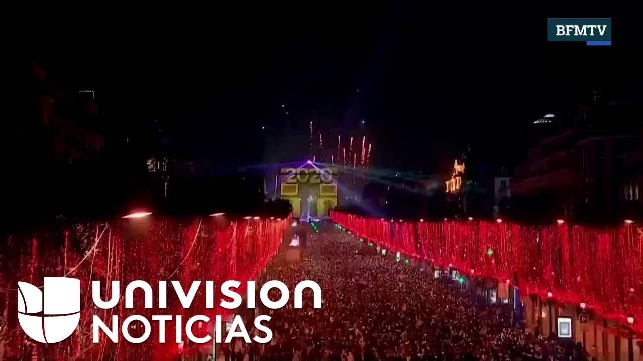 Celebración de Año Nuevo en Francia.