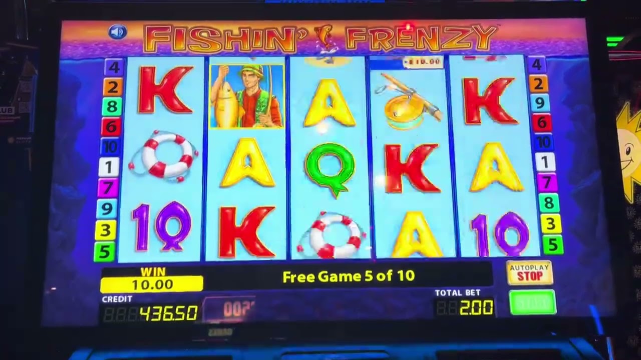 Fishing frenzy at its best £2 stake Merkur slots 🎰 😂😳