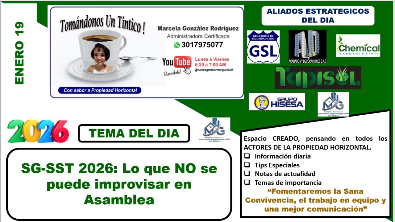 SG-SST 2026: Lo que NO se puede improvisar en Asamblea