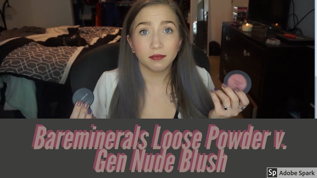 Bareminerals Loose Powder Blush vs. Gen Nude Blush