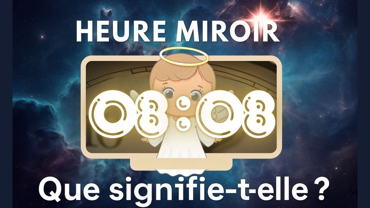 ✨ 08h08 — Ange Nith-Haiah 👼 : Signification spirituelle + Messages de ton heure miroir 🦋