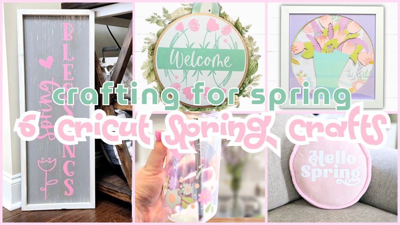 Spring Cricut Crafts 🌸 Easy DIY Projects & Ideas | #cricut
