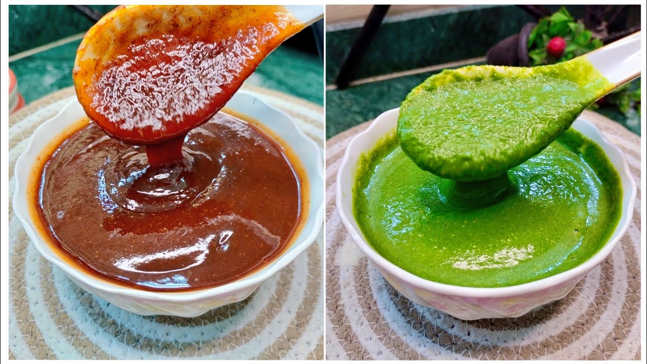 2 chutneys for chaat, Dahi bhalla, pani puri, sandwich | चाट चटनी रेसिपी | Green and Red chutney