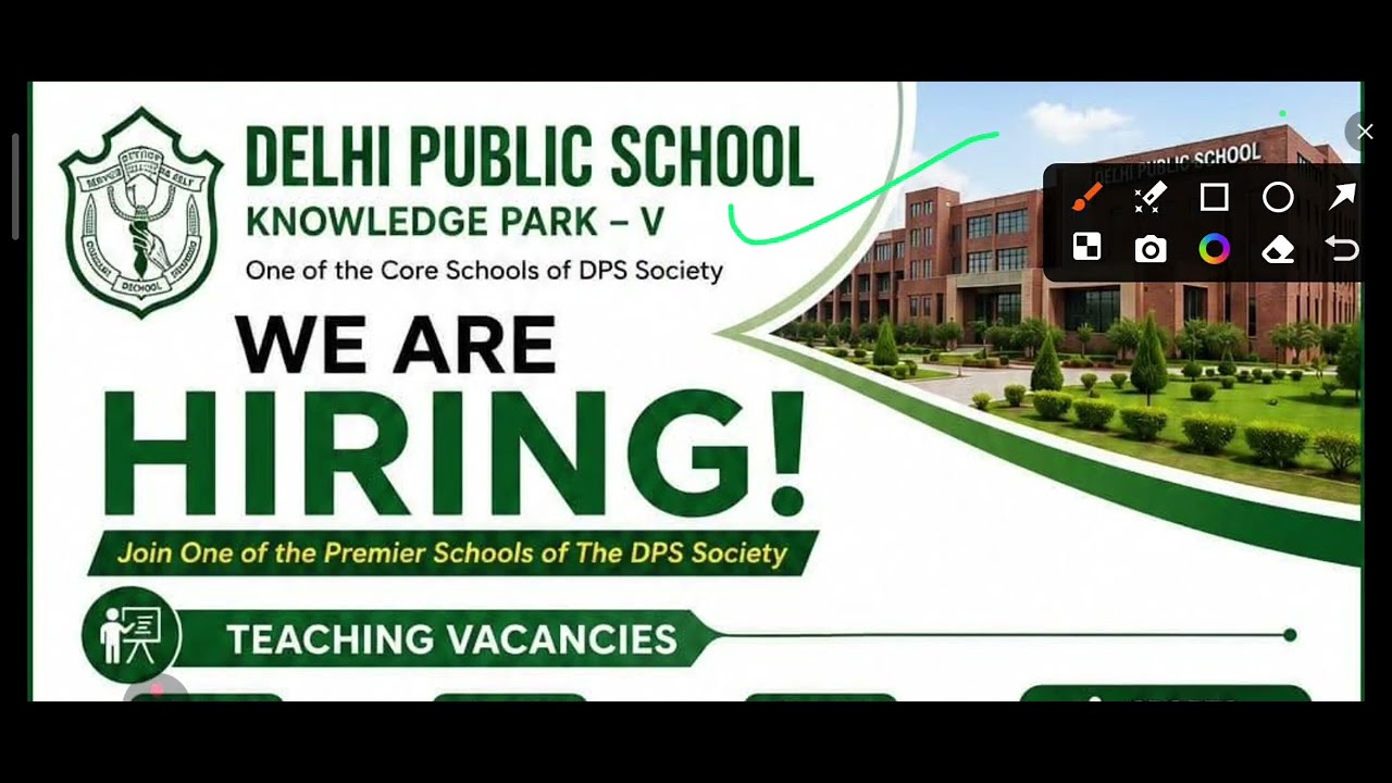 🏄DPS School में बंपर भर्ती 😱 Tuesday Special Job | All Subjects Vacancy | Apply Fast🚴