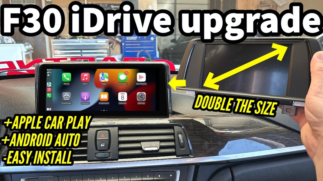 Обновление AutoABC Linux iDrive для F30 — головное устройство с сенсорным экраном на приборной па...