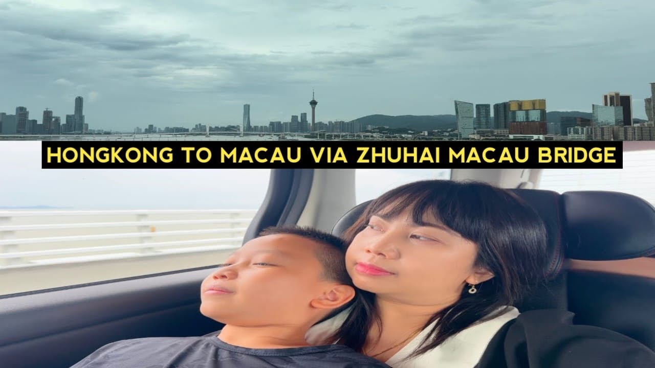PERJALANAN HONGKONG KE MACAU VIA ZHUHAI MACAU BRIDGE | JEMBATAN DI ATAS LAUT TERPANJANG DI DUNIA