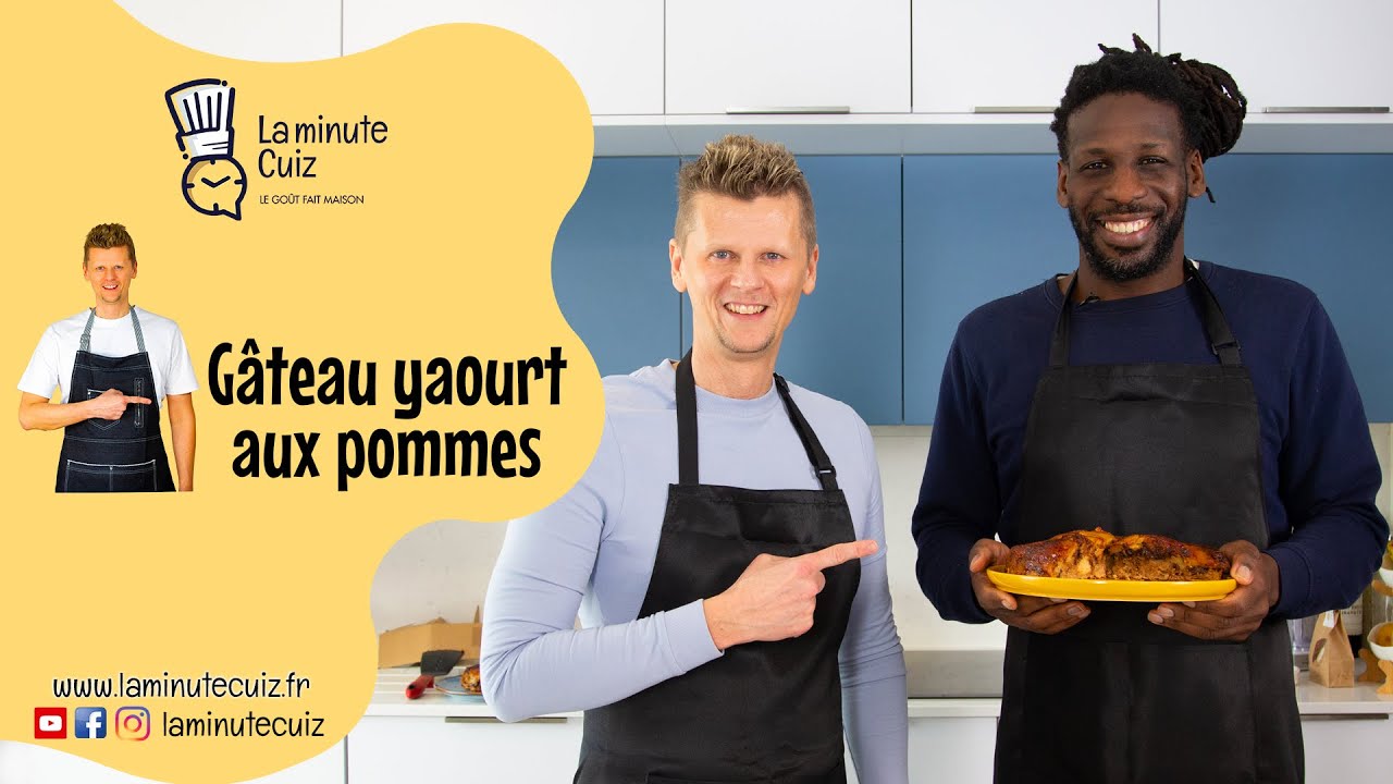 Comment faire un gâteau aux yaourts et aux pommes  ? avec Claude Tolé / La Minute Cuiz