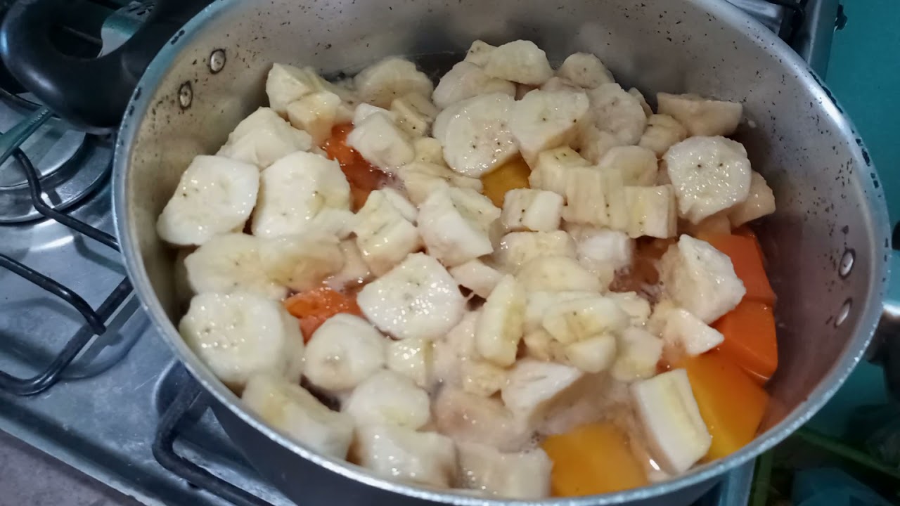 DOCE DE ABÓBORA COM BANANA