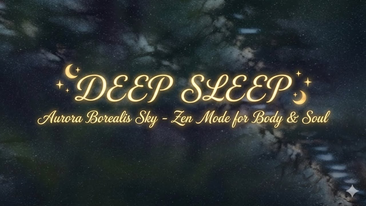 DEEP SLEEP: Aurora Borealis Sky - Zen Mode for Body & Soul