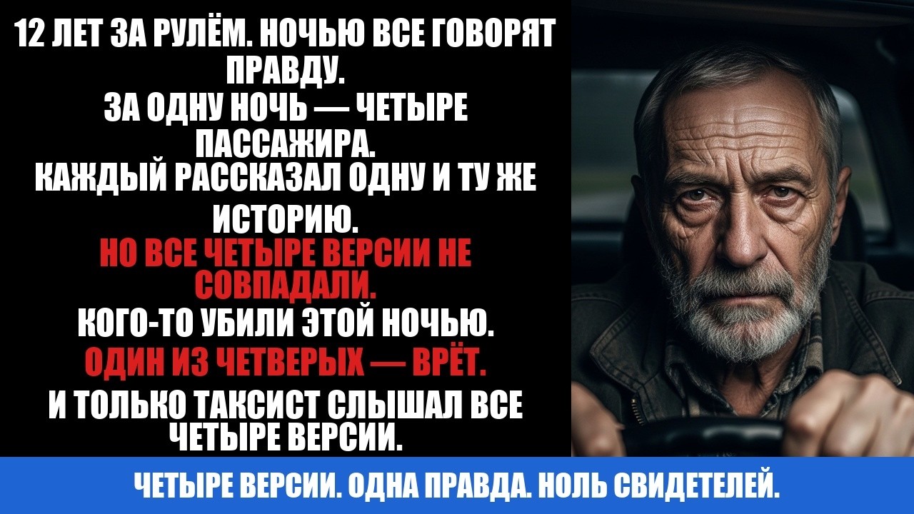 Четыре пассажира. Одна ночь. Одно убийство. И четыре совершенно разных версии случившегося