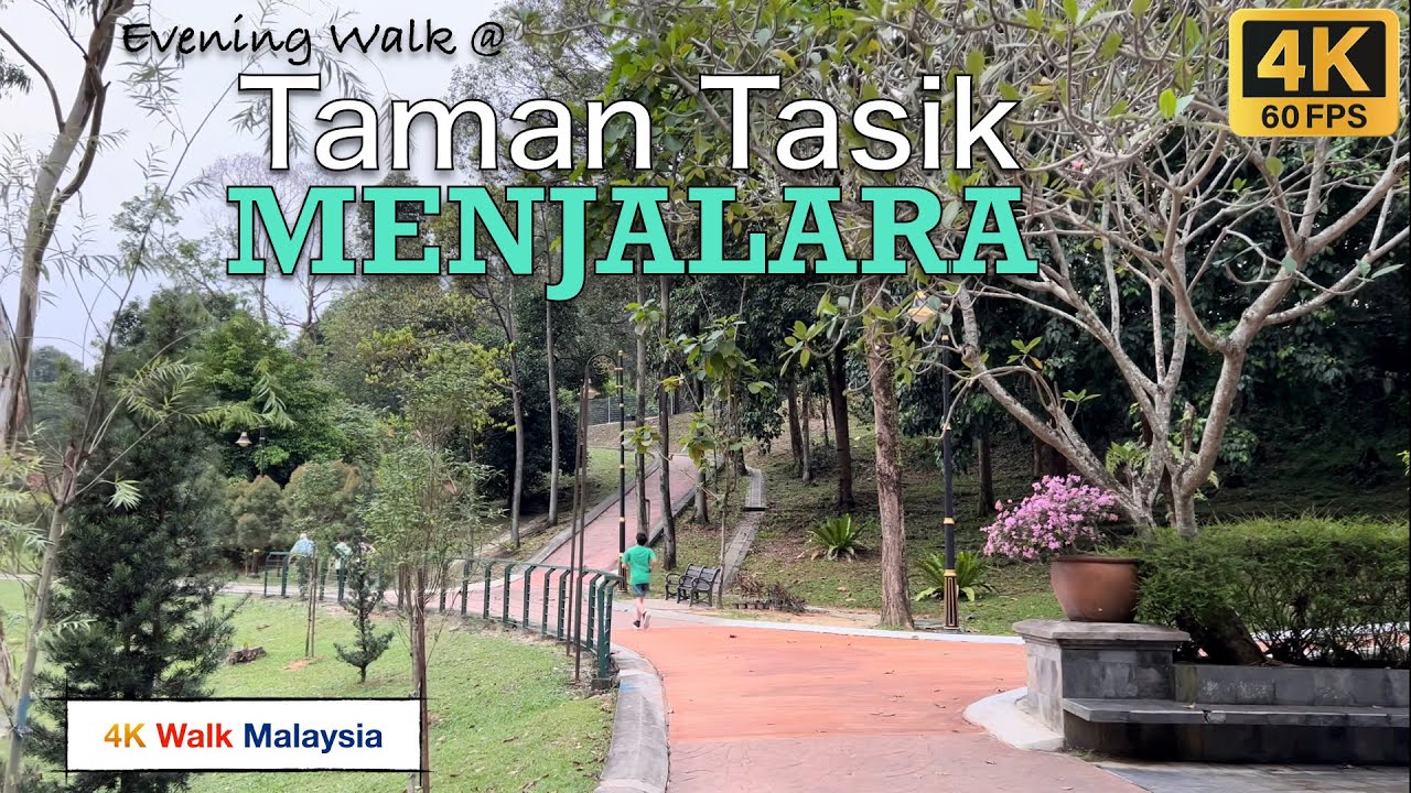 Malaysia 🇲🇾 Taman Tasik Menjalara 🌳🏃‍♂️🛝 - November 2023 - 4K 60fps HDR Walking Tour