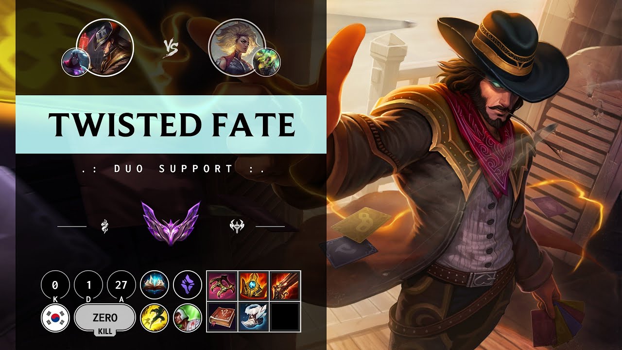 Twisted Fate Support vs Rell - KR Master Patch 14.9
