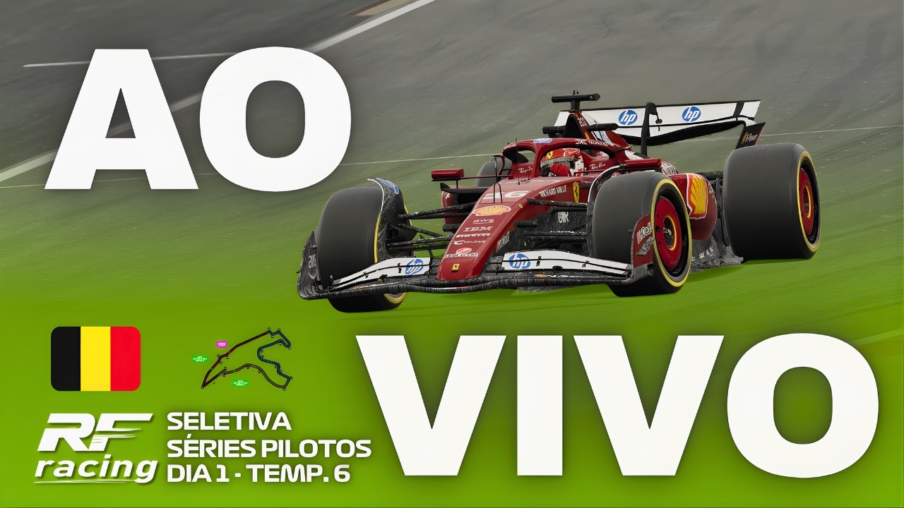 🔴 F1 25 - B&Eacute;LGICA - SPA  🇧🇪 | SELETIVA RETA FINAL RACING | TEMPORADA 6 - DIA 1