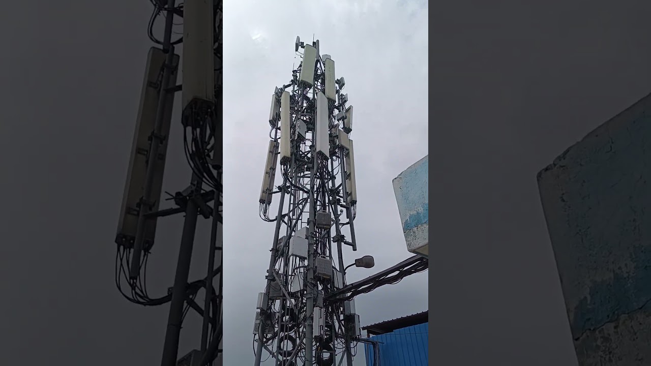 Indus ke new tower par Airtel 5G BTS installation 2025