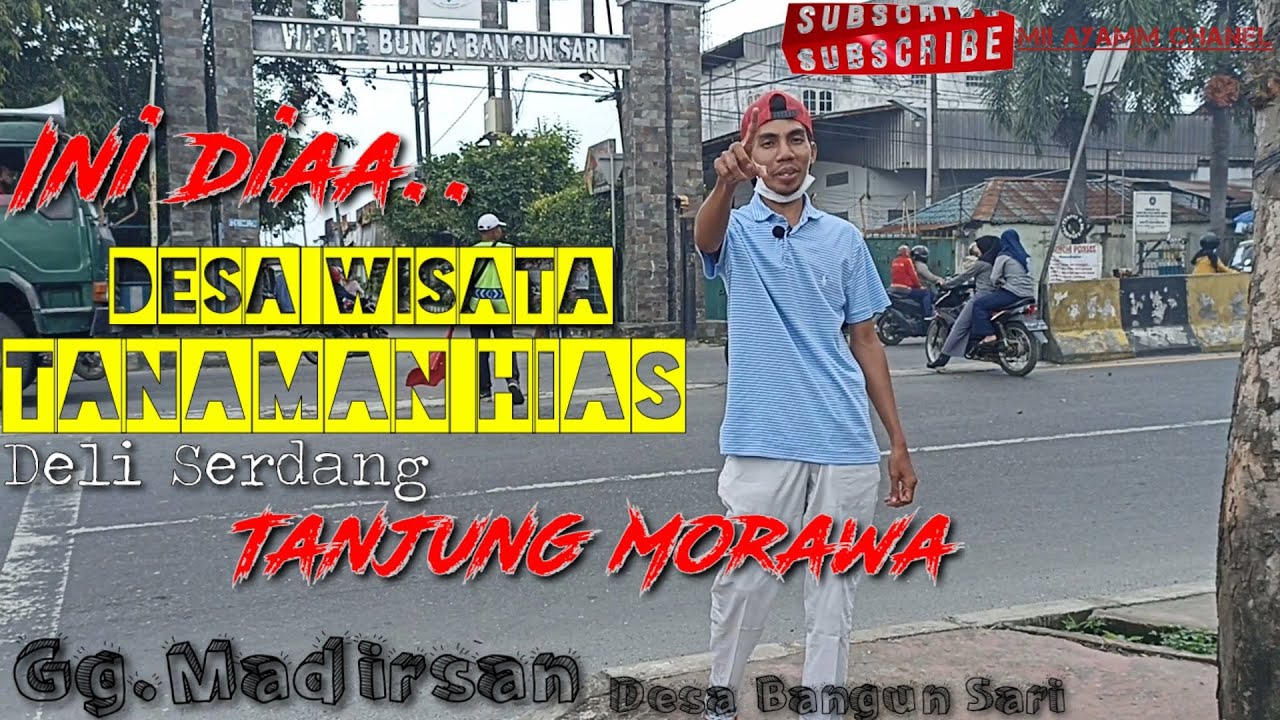 BEGINI Ternyata Wisata Tanaman Hias Deli Serdang TANJUNG MORAWA #tamoraku #desawisata #tanamanhias
