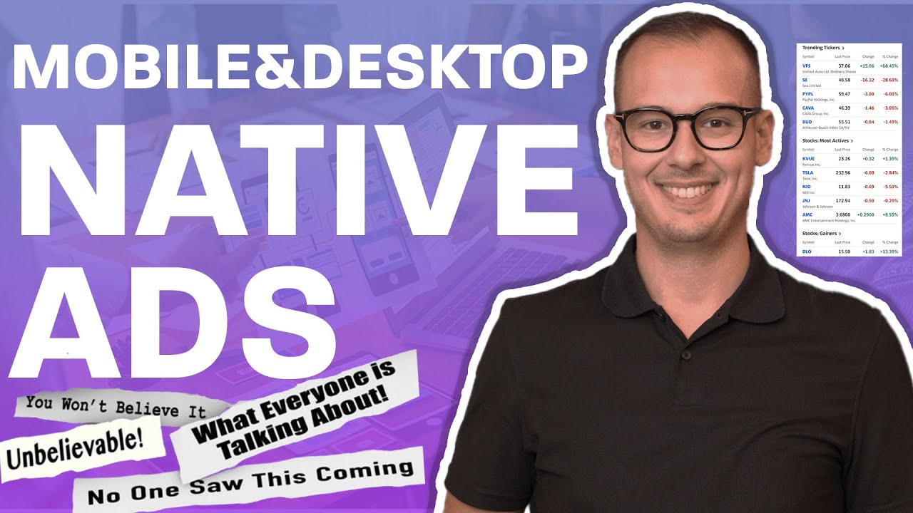 Mobile and Desktop Native Ads: Native Ads with Taboola & Outbrain (Online Marketing) with Samples