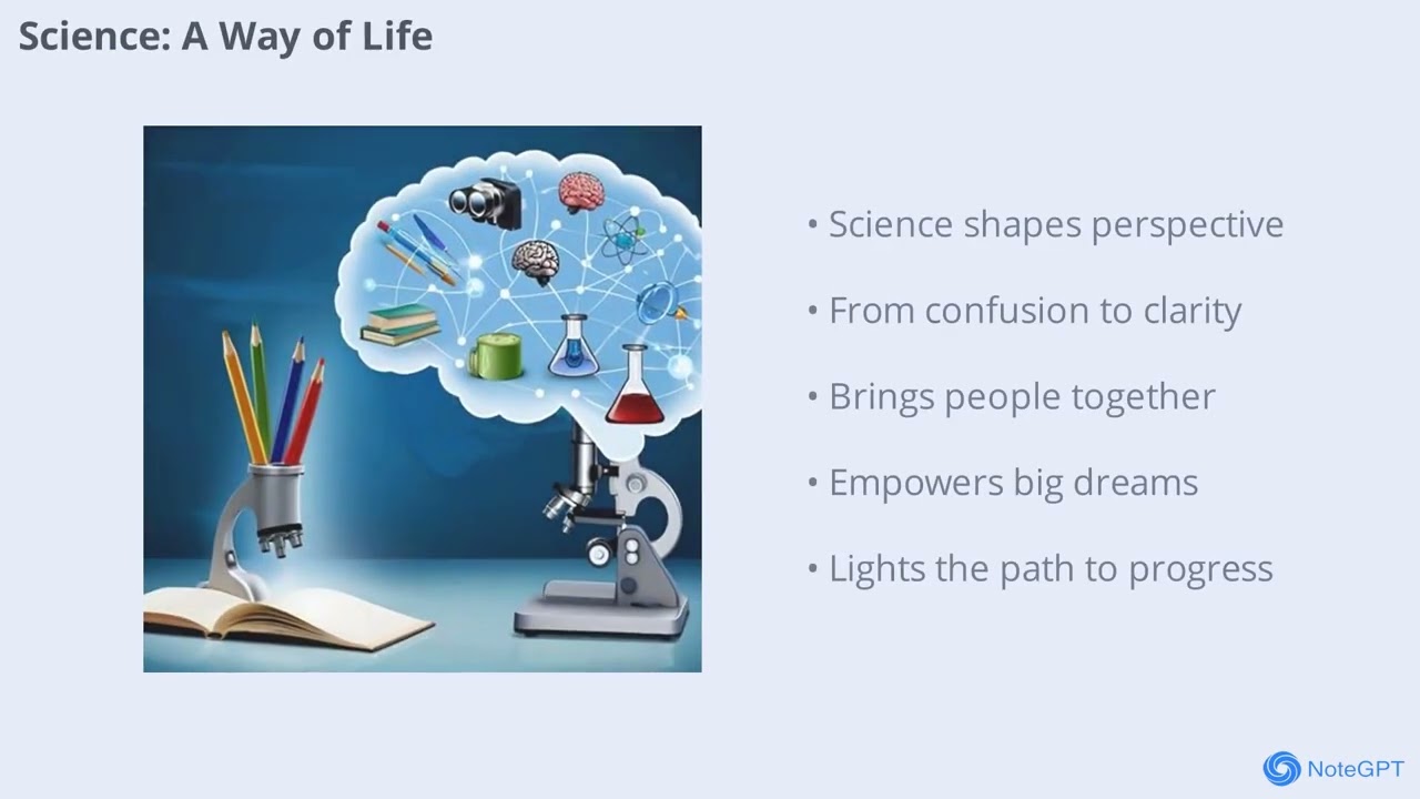 Cartoon Proverbs Series Science