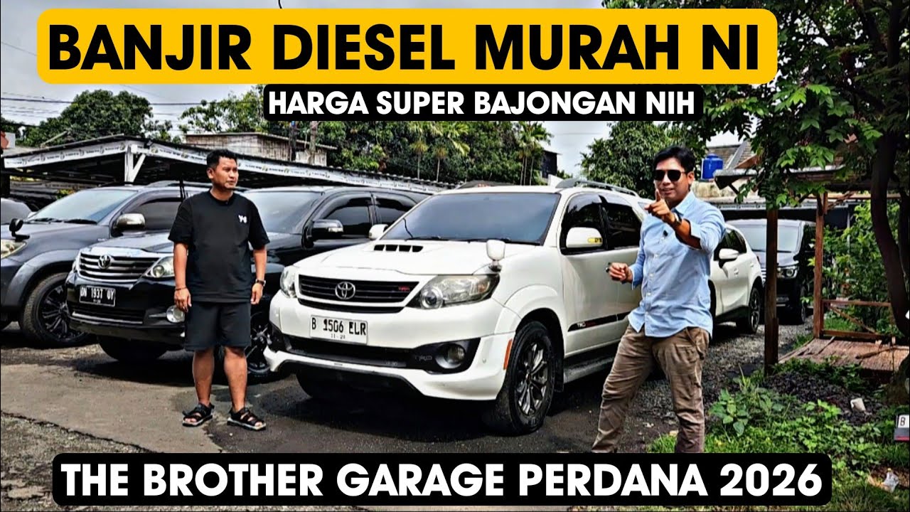THE BROTHER GARAGE Banjir Diesel Murah nih... Mobil Premium Harga Super Murah Bergaransi ni Ges