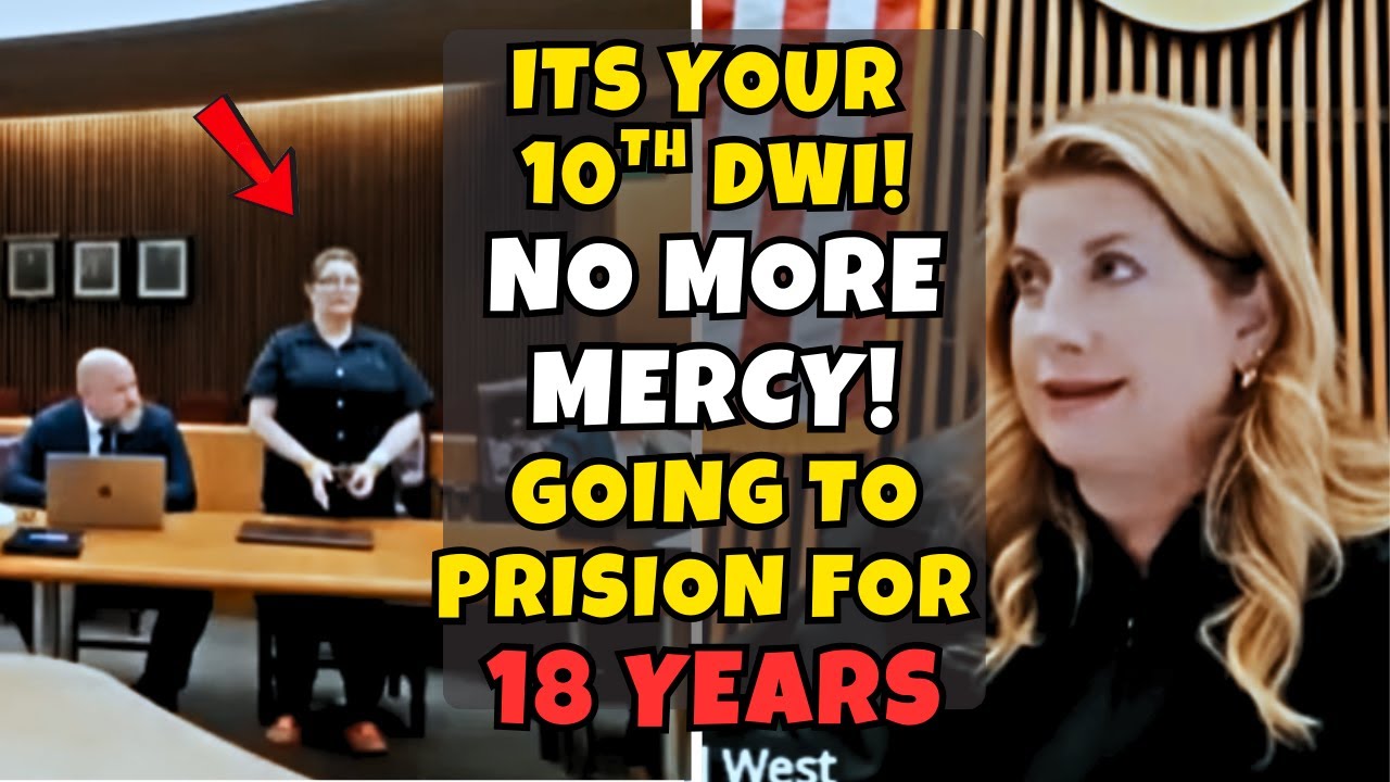 10th DWI: Judge DESTROYS Woman’s Defence After She Begs for Mercy!