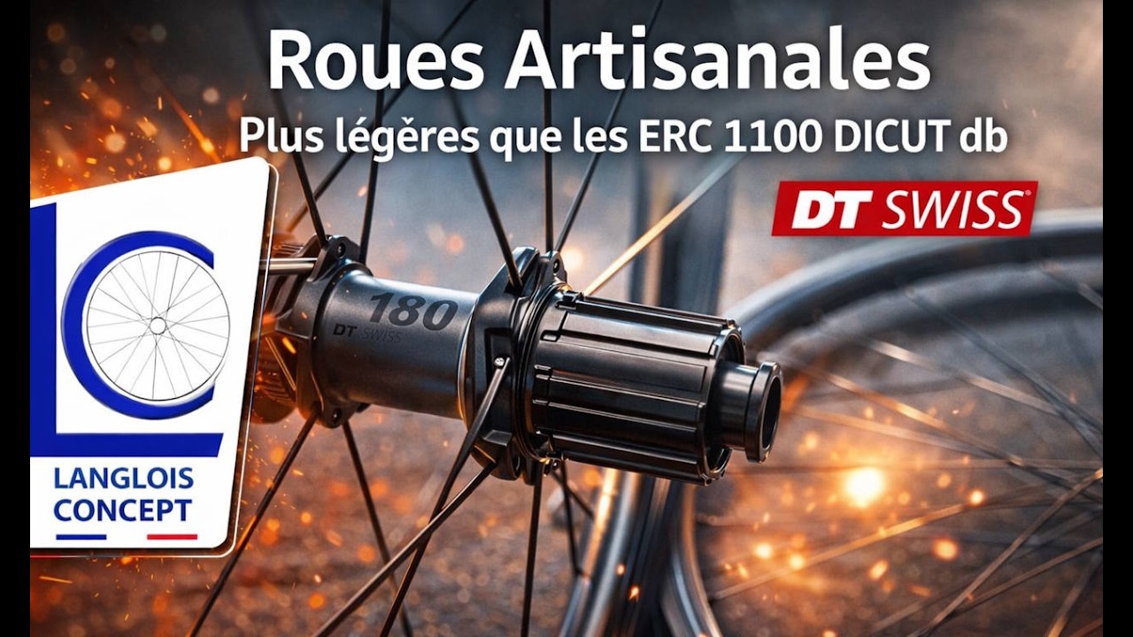 Roues artisanales pour reproduire les ERC 1100 DICUT db de chez DT-Swiss