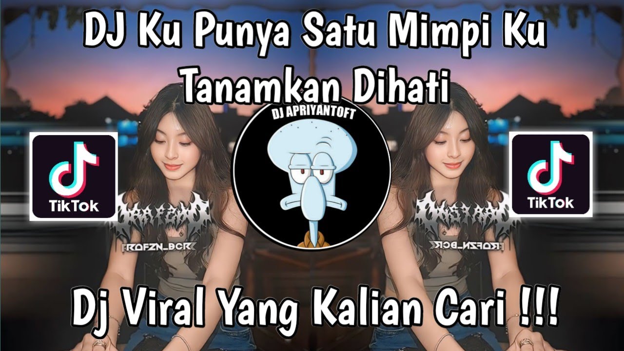 DJ KU PUNYA SATU MIMPI KU TANAMKAN DIHATI | DJ SATU MIMPI VIRAL TIK TOK TERBARU 2024 !