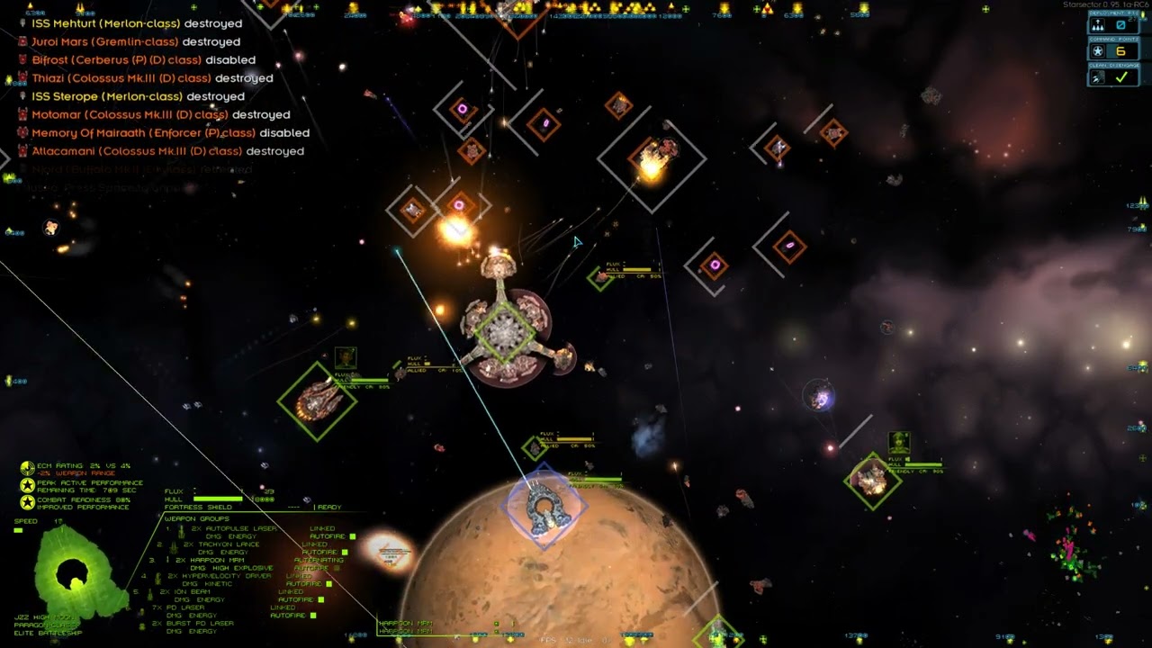 Starsector 0.95.1a-RC6 Realistic Combat Mod 1.5.0