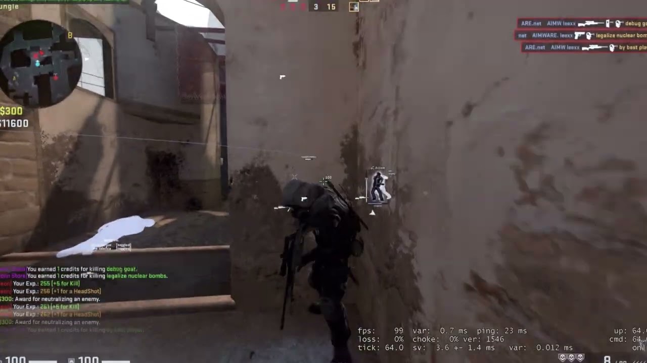 aimware hvh highlights (ft other hacks)