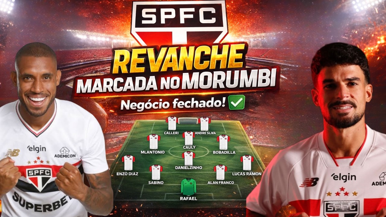 BOMBA NO SPFC - REVANCHE MARCADA - TIME PREPARADO E MODIFICADO ? - MP RECUSA INFORMAÇÕES FISCAIS
