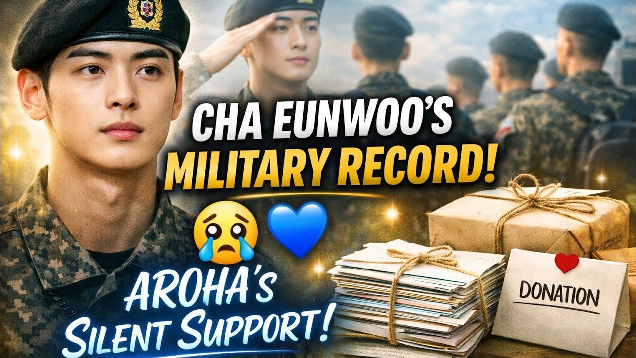 No Headlines, No Noise… How Cha Eunwoo Quietly Made Military History 😢💙