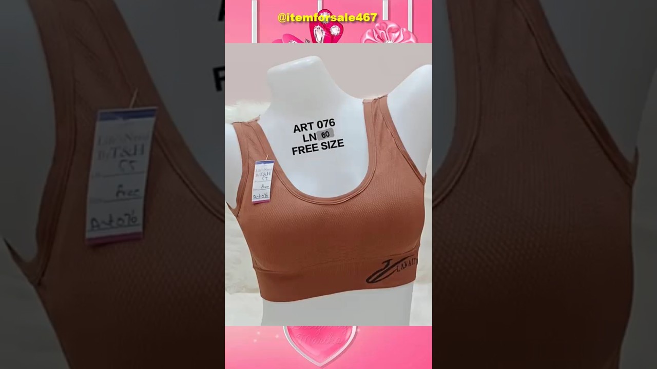 Artical sports paded bra | Bra Five color Collection Part 192 | Design 2023 Stuff imported cotton