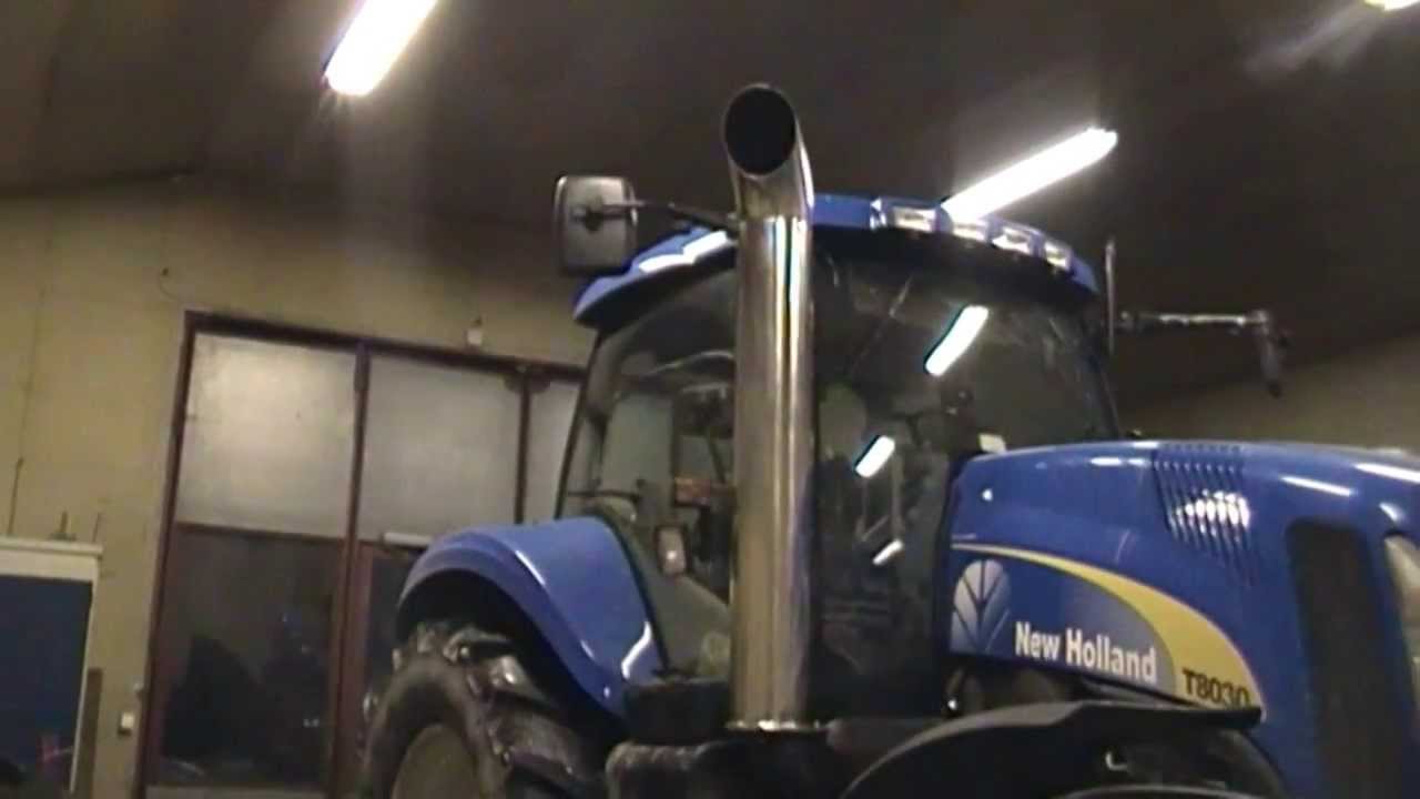 New Holland T8030 Open Pipe Part 1/3