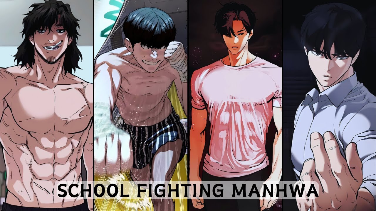 top 12 school life fighting manhwa