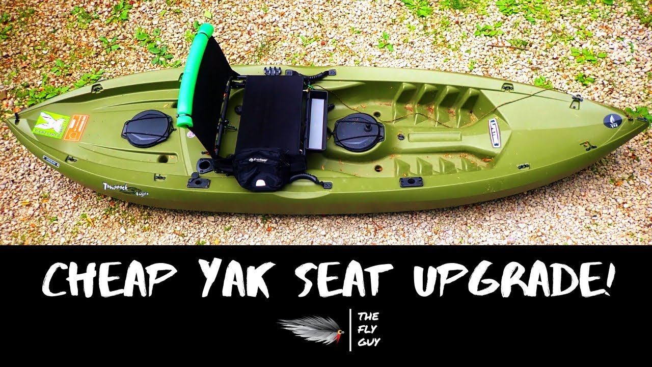 Lifetime Tamarack Angler Sit-On-Top Kayak 10' - Stadium Seat Upgrade Kayak Mod