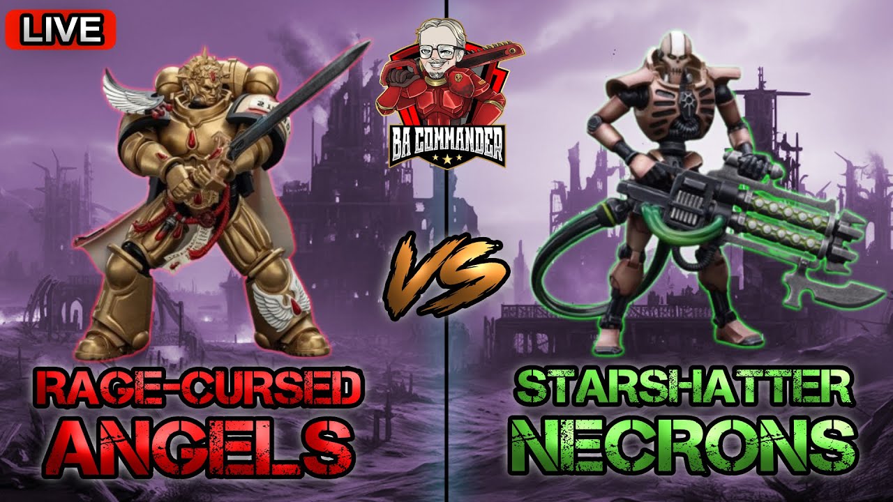 Blood Angels (RCO) vs Necrons (Starshatter) - Warhammer 40k Battle Report