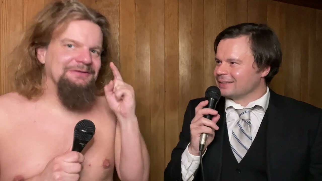 Ismo and Miska Go Sauna