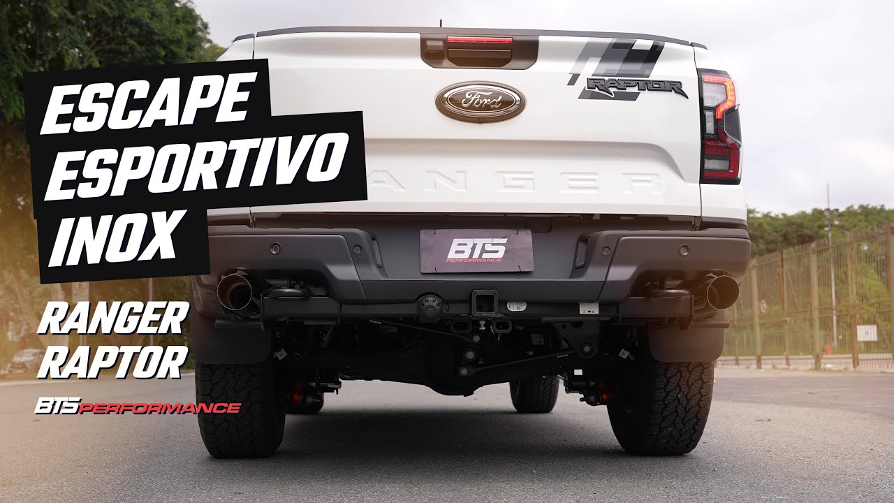 Escape Esportivo em Inox para Ranger Raptor by BTS Performance