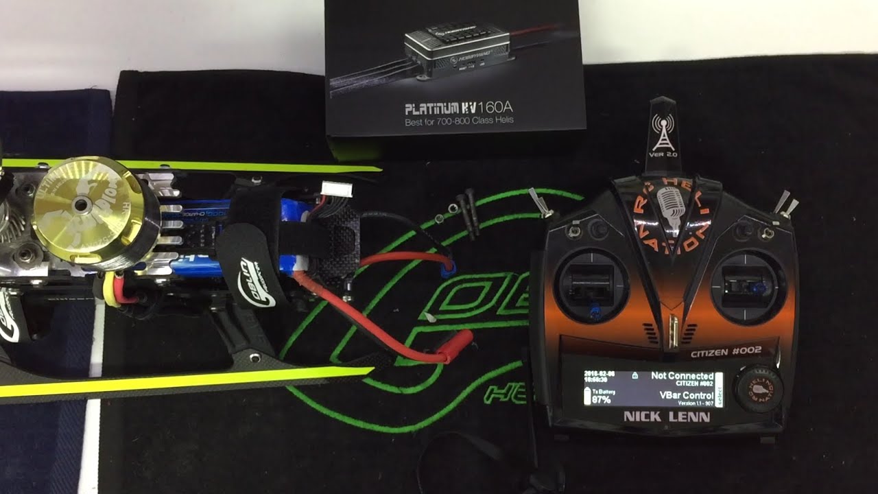 Throttle Calibration on the HW160 and V-Control