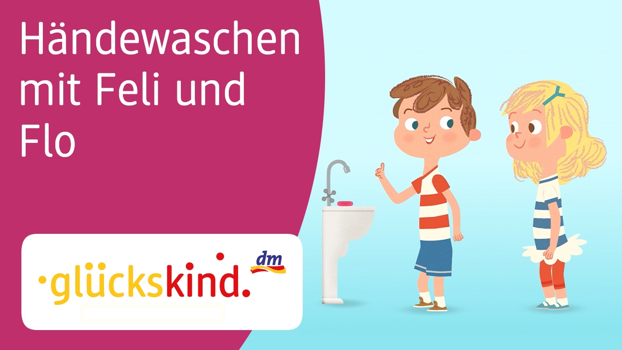 Händewaschen mit Feli und Flo - glückskind von dm