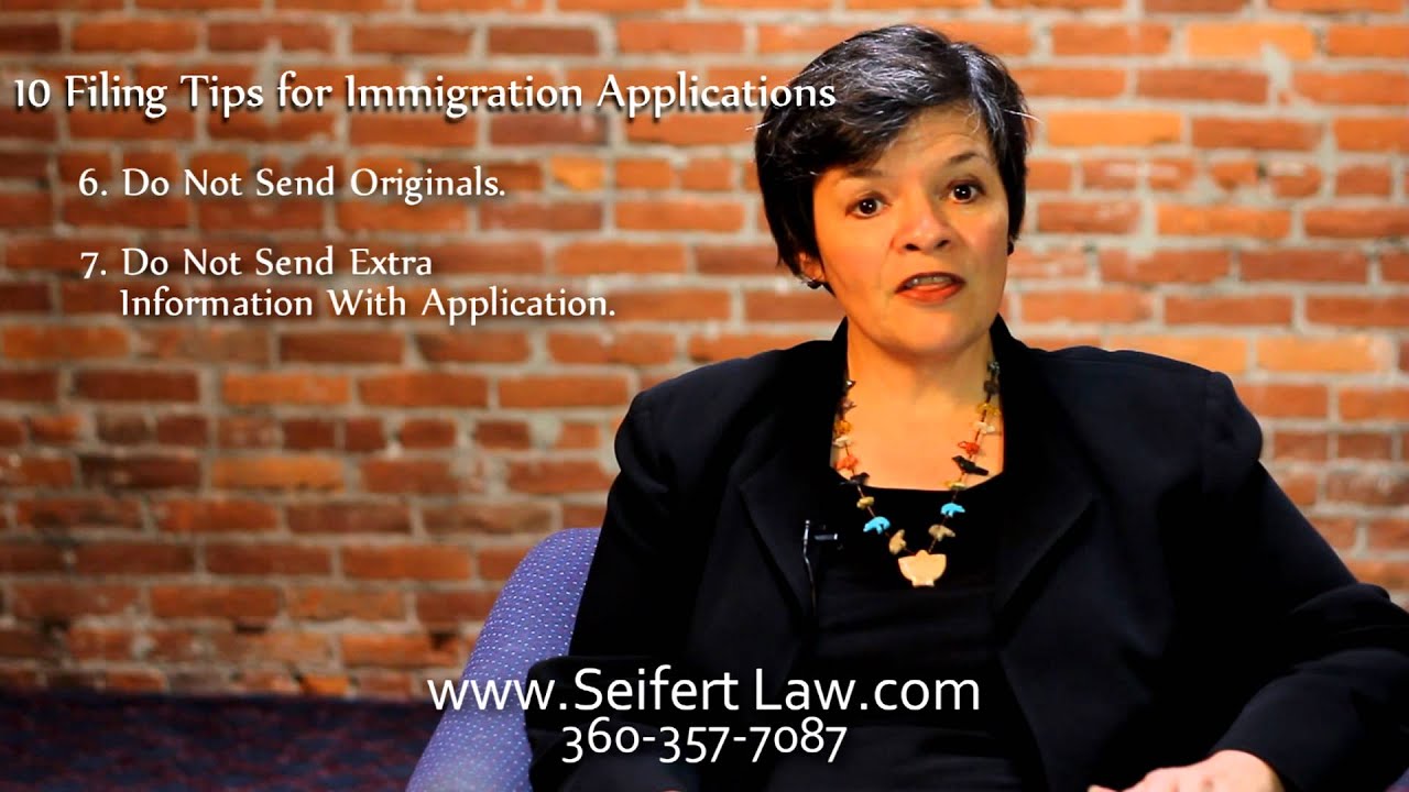 10 Filing Tips for Immigration Applications