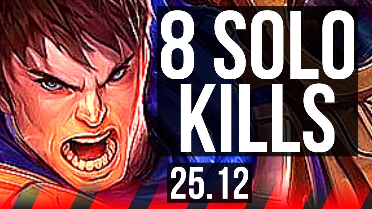 GAREN vs SION (TOP) | 58k DMG, 8 solo kills, Godlike | KR Diamond | 25.12