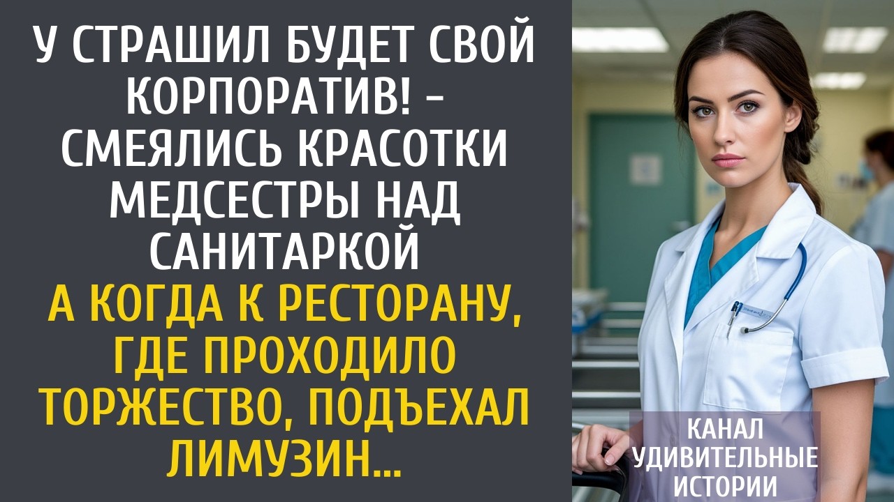 У страшил будет свой корпоратив! - смеялись красотки медсестры над санитаркой...