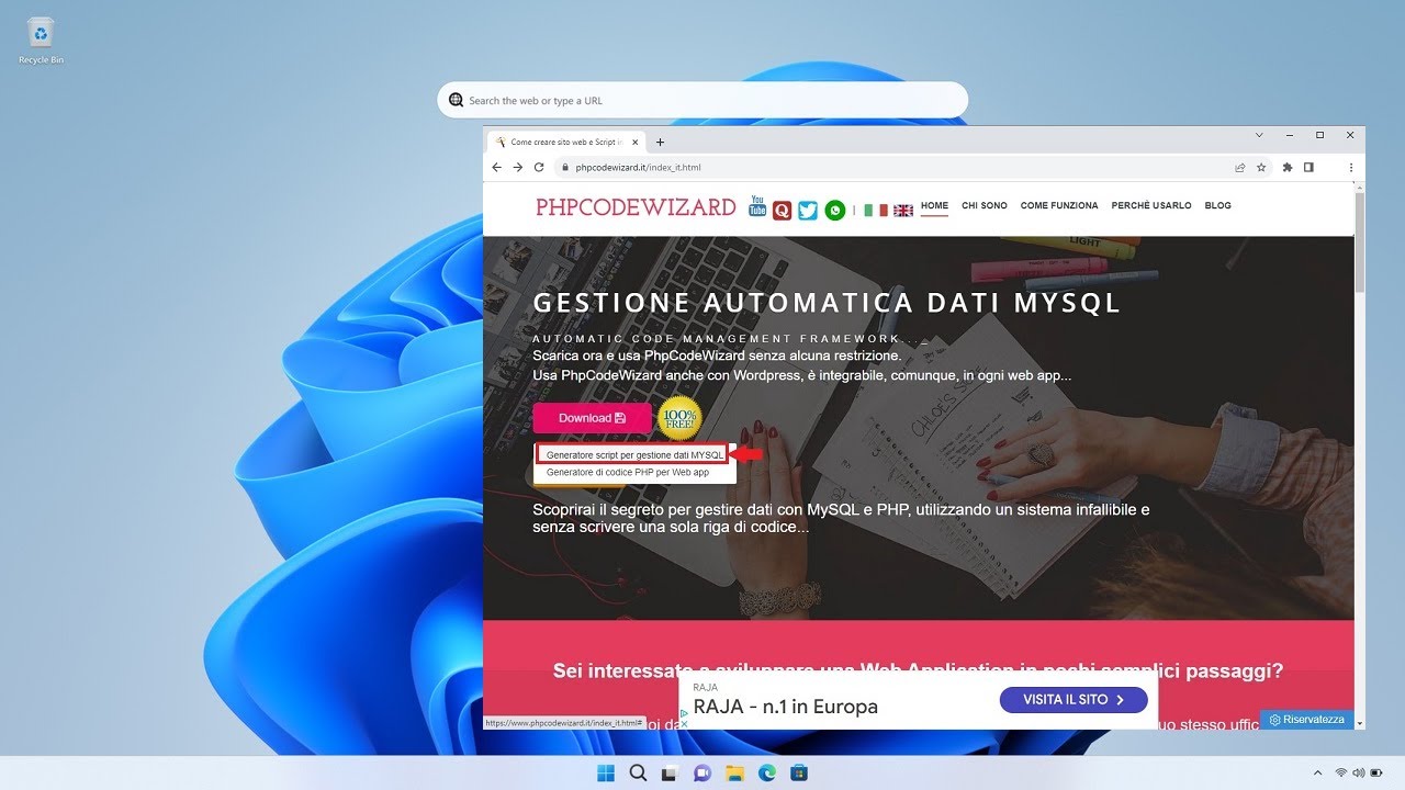 Come sviluppare web app CodeLess con WordPress, PHP e MySQL